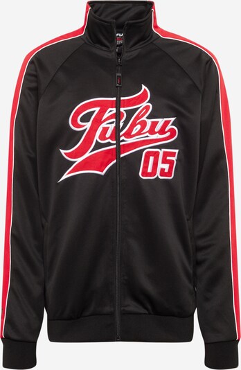 FUBU Prijelazna jakna 'Varsity' u crvena / crna / bijela, Pregled proizvoda