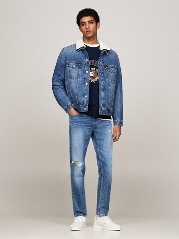Tommy Jeans Between-season jacket 'Ryan Sherpa' in Blue