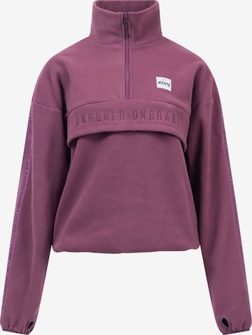 Pull-over de sport Eivy en violet : devant