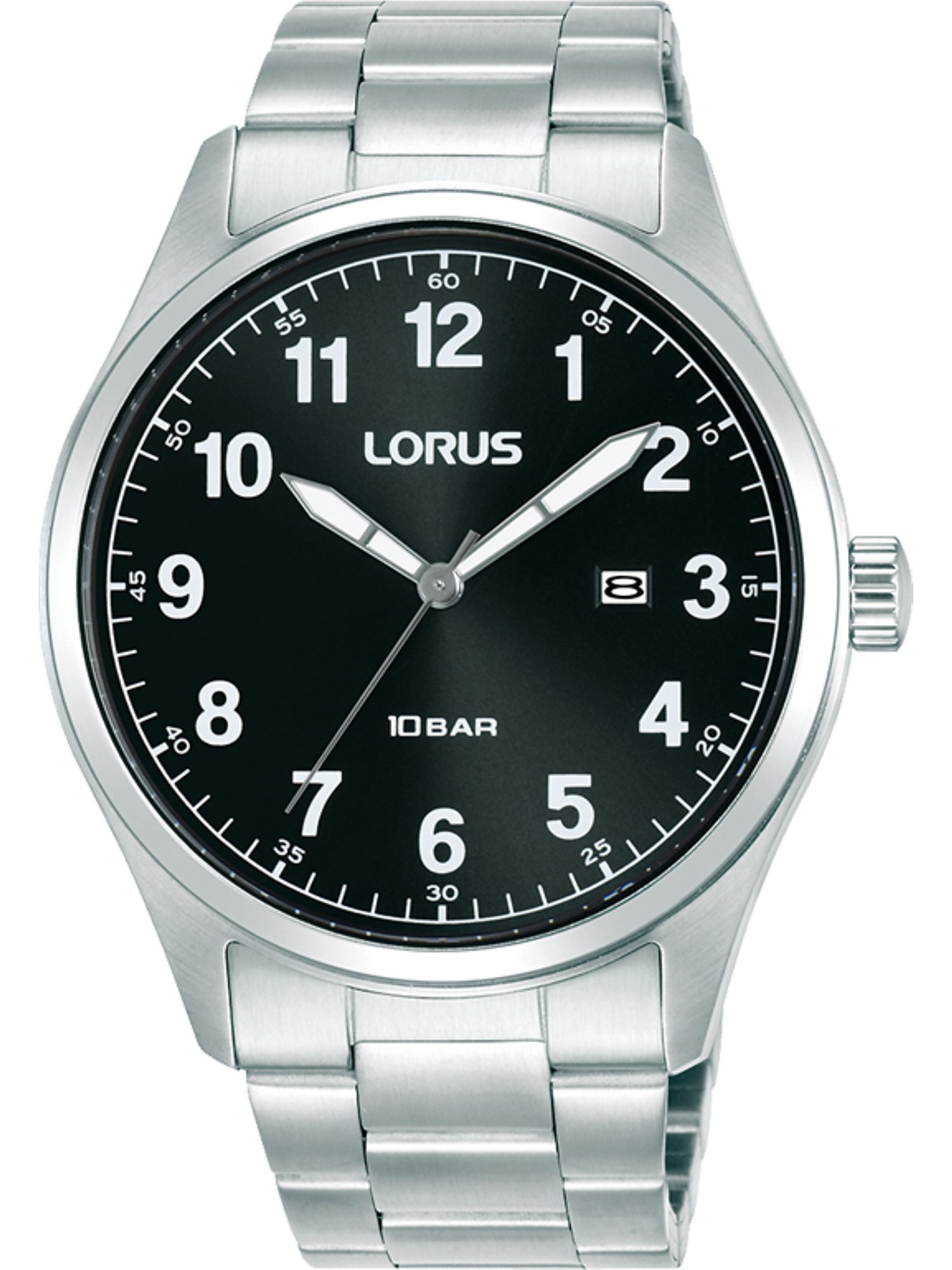 LORUS Uhr in Silber: Vorderseite