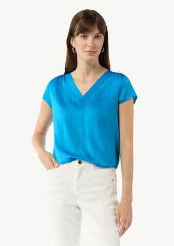 COMMA Bluse in Blau: Vorderseite