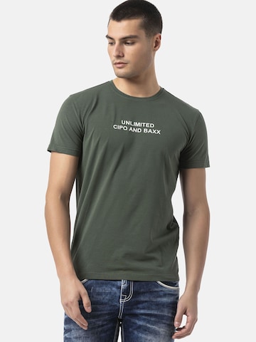 CIPO & BAXX Shirt 'CT827' in Green