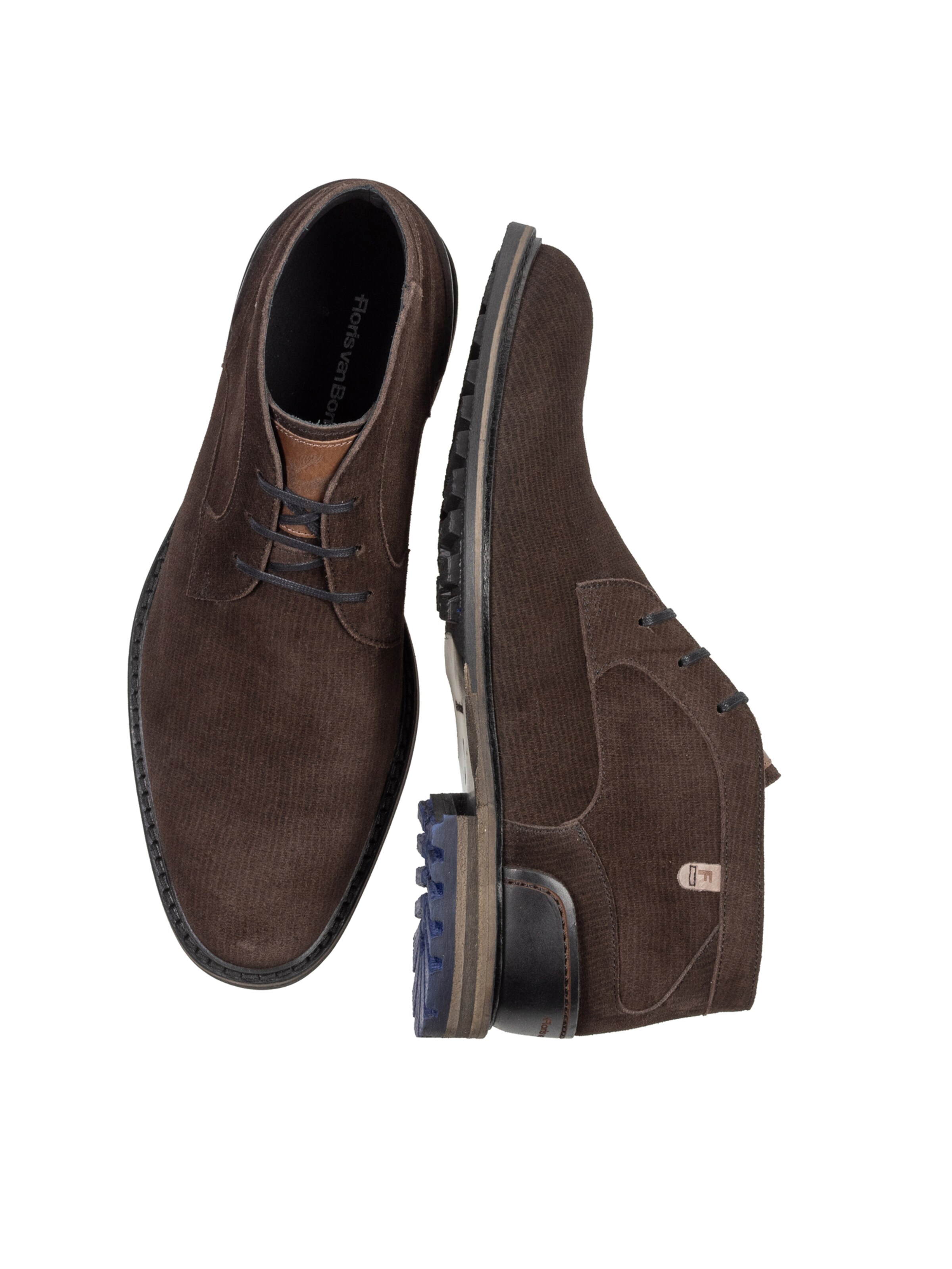 Floris van Bommel Chukka Boots ' CREPI 13 ' in Braun