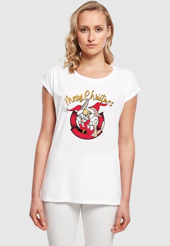 T-shirt 'Looney Tunes - Lola Merry Christmas' ABSOLUTE CULT en blanc : devant