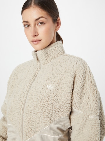 Veste en polaire 'Corduroy Fleece Mix' ADIDAS ORIGINALS en beige