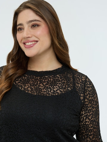 Chemisier Fiorella Rubino en noir