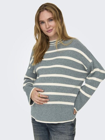 Only Maternity Sweater 'IBI' in Blue