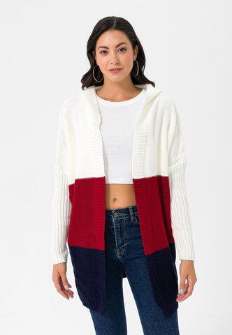 Felix Hardy Strickjacke in Rot: Vorderseite