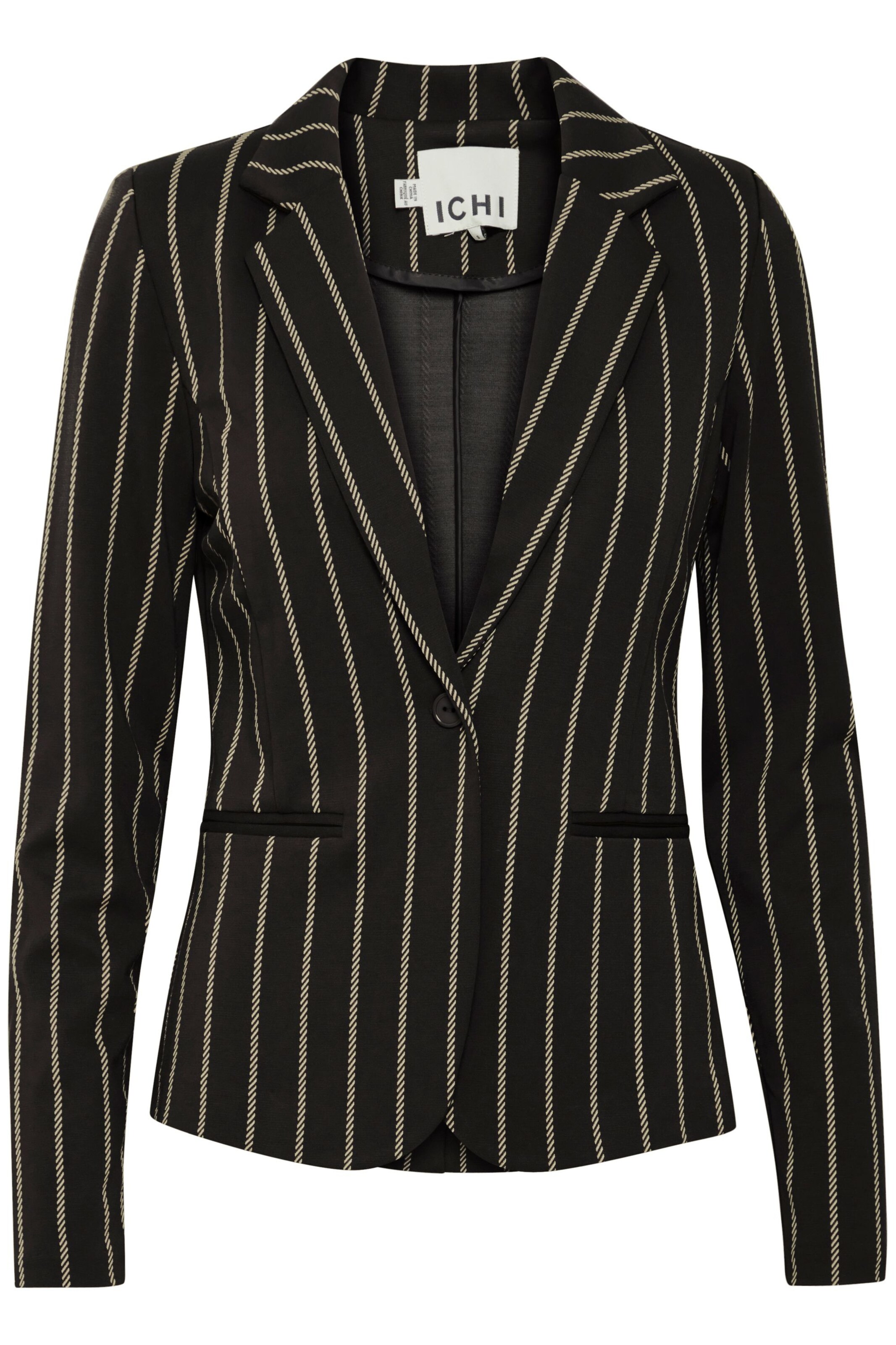 ICHI Blazers 'Ruti' in Zwart: voorkant