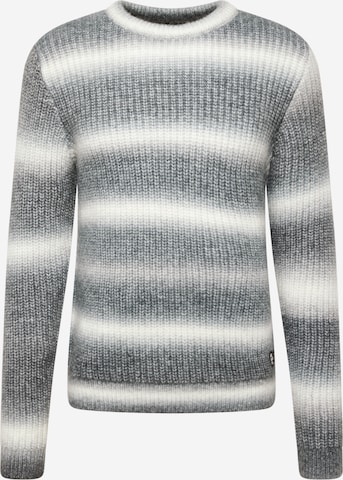 Pull-over QS en gris : devant