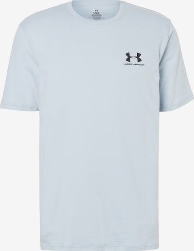 XS dydžio Sportiniai marškinėliai iš UNDER ARMOUR, spalva – šviesiai mėlyna / juoda, Prekių apžvalga