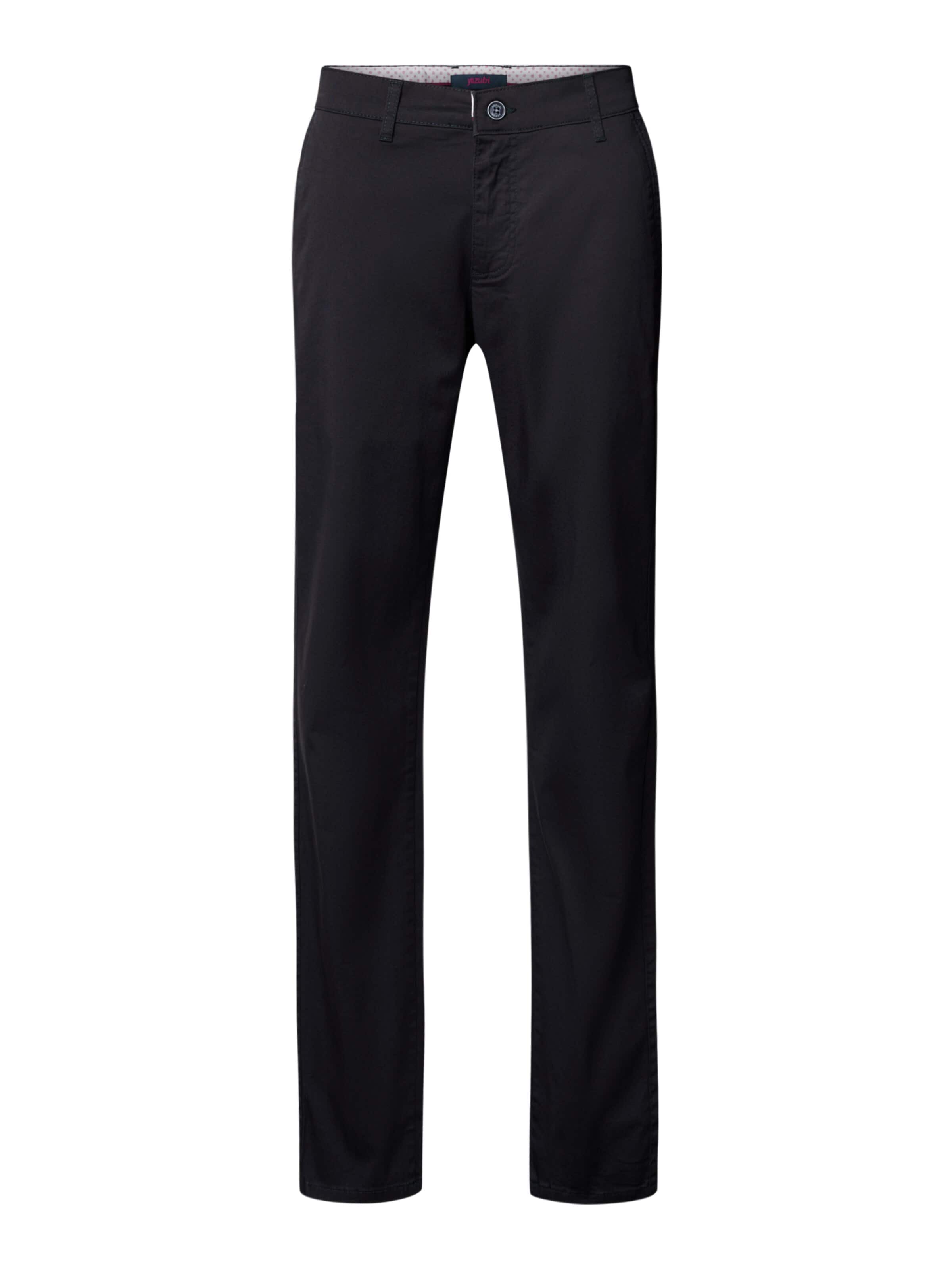 yazubi Slim fit Chino Pants 'Dustin' in Blue: front