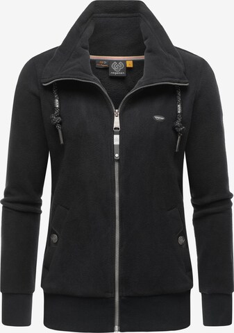 Ragwear Fleecejacke 'Rylie' in Schwarz: predná strana