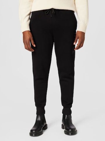 Nicce Tapered Pants in Black: front