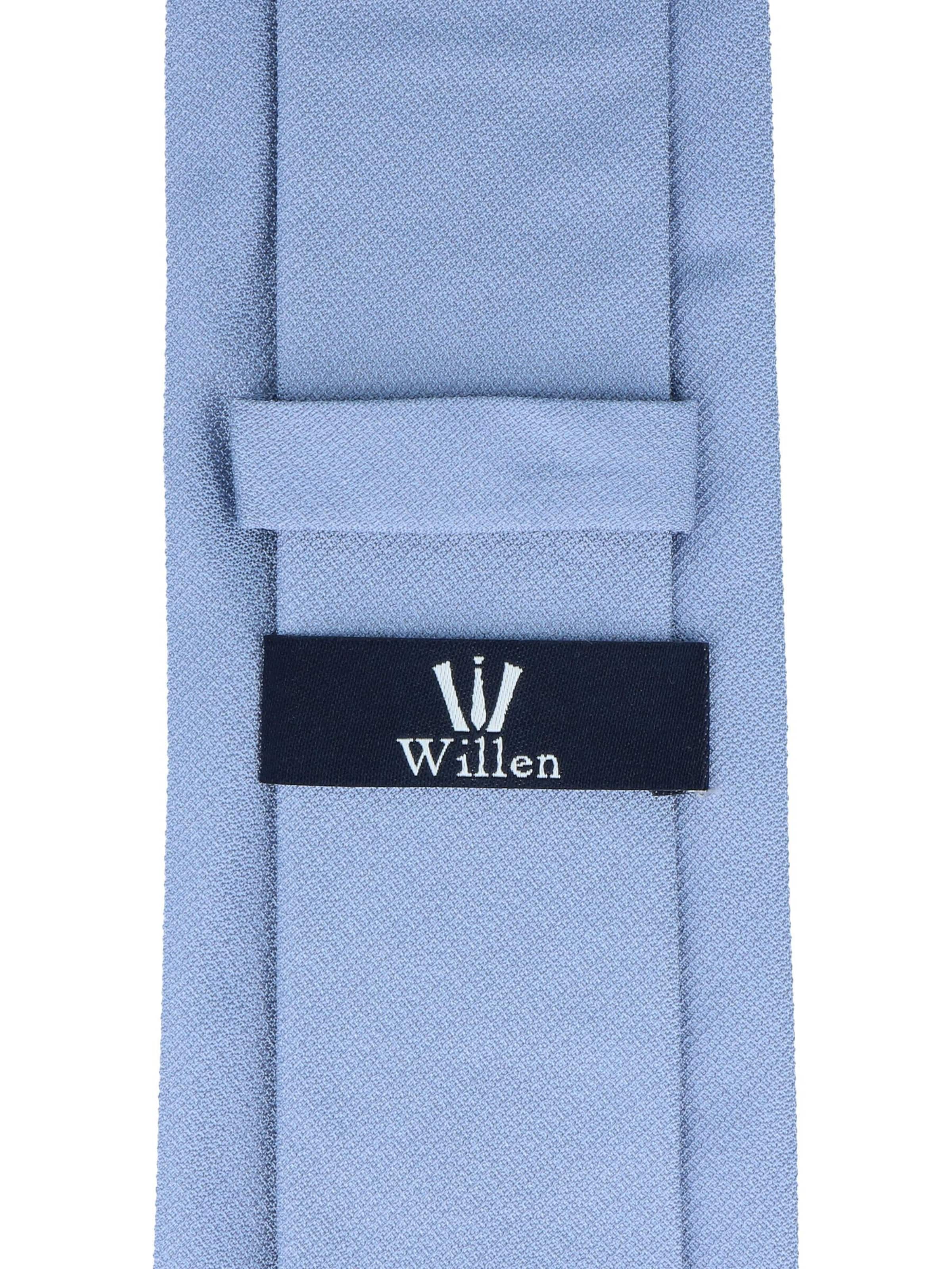 WILLEN Tie 'Uni Struktur' in Blue