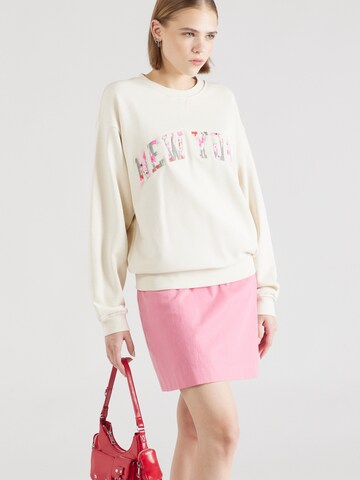 CATWALK JUNKIE Sweatshirt 'TULIPS' i hvid: forside