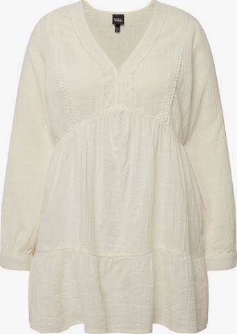 Tunique Ulla Popken en beige : devant