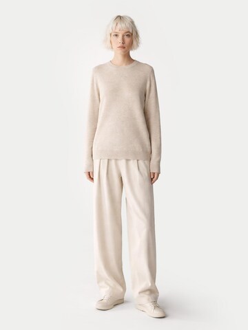 Pullover 'Women's Essential Cashmere Crewneck Sweater' di GOBI Cashmere in bianco