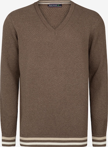 Pull-over Felix Hardy en marron : devant
