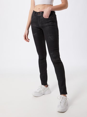 G-Star RAW Skinny Fit Дънки в черно: отпред