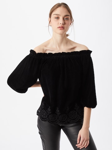 Bluză de la River Island pe negru: față