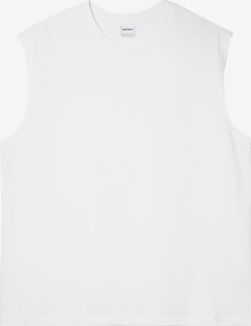 Bershka Shirt in Weiß: Vorderseite