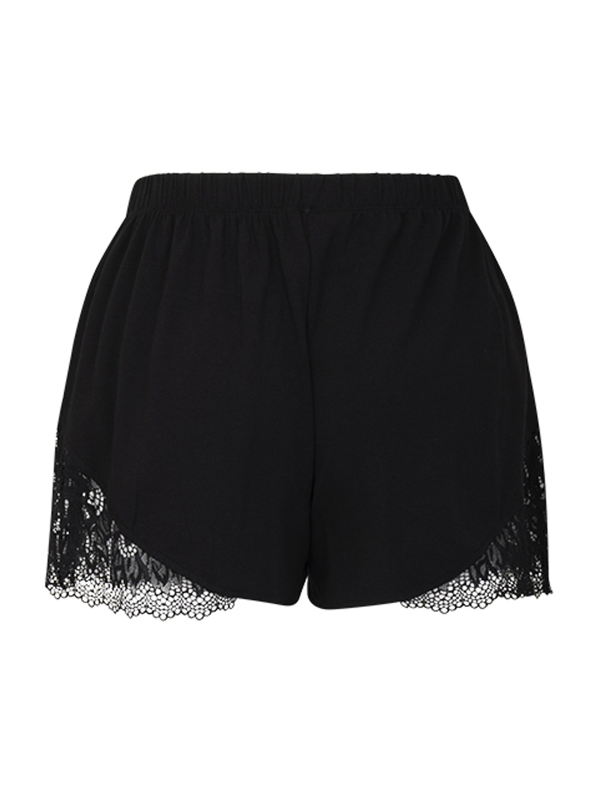 Goldenbay Korte pyjama 'Viola' in Zwart