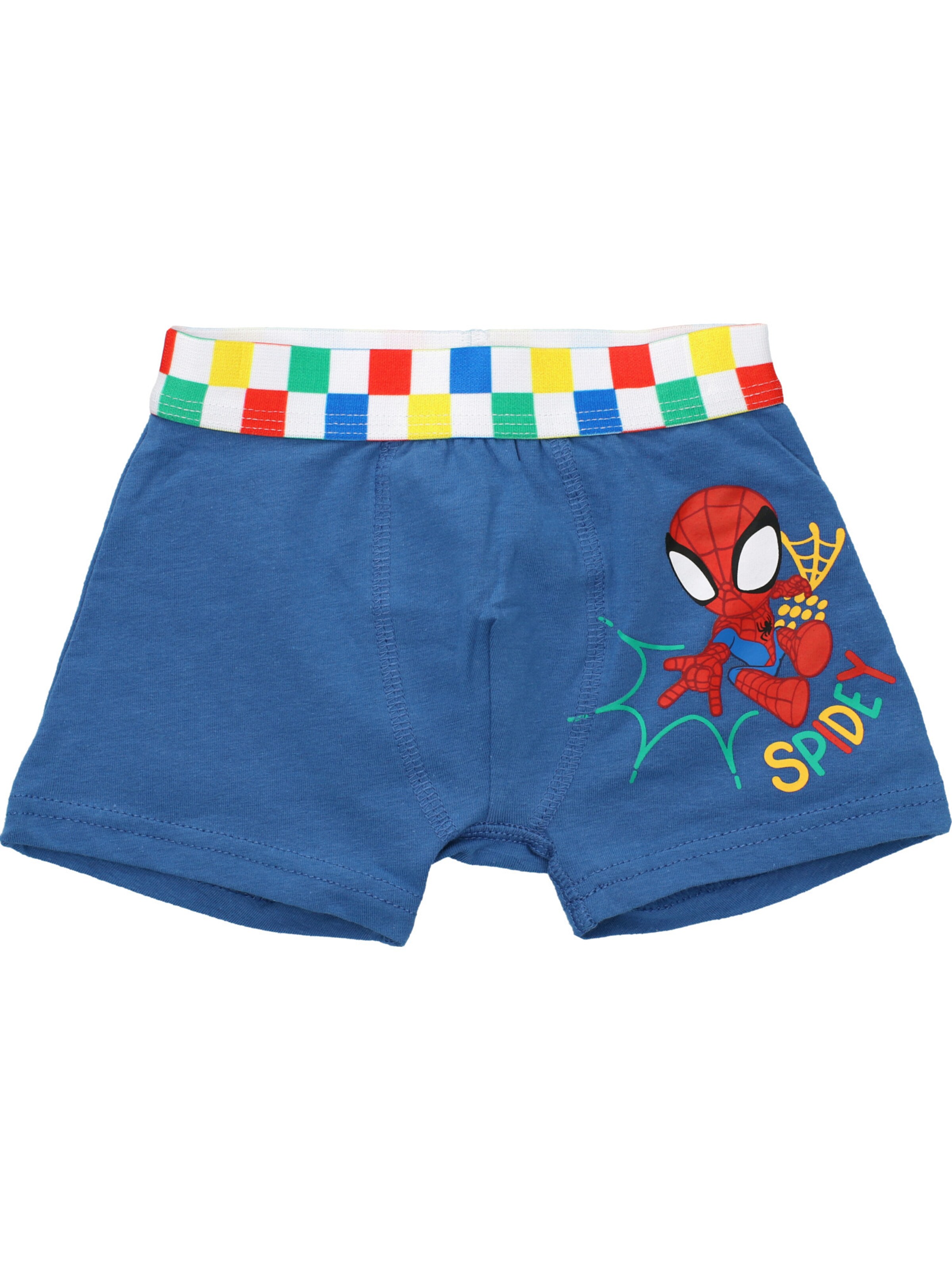 Sous-vêtements 'Spiderman' marvel en bleu : devant
