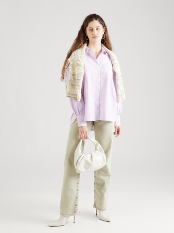 Fransa Blouse 'POPPA' in Lila