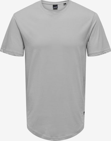 Only & Sons Regular fit Shirt 'Matt' in Grey: front