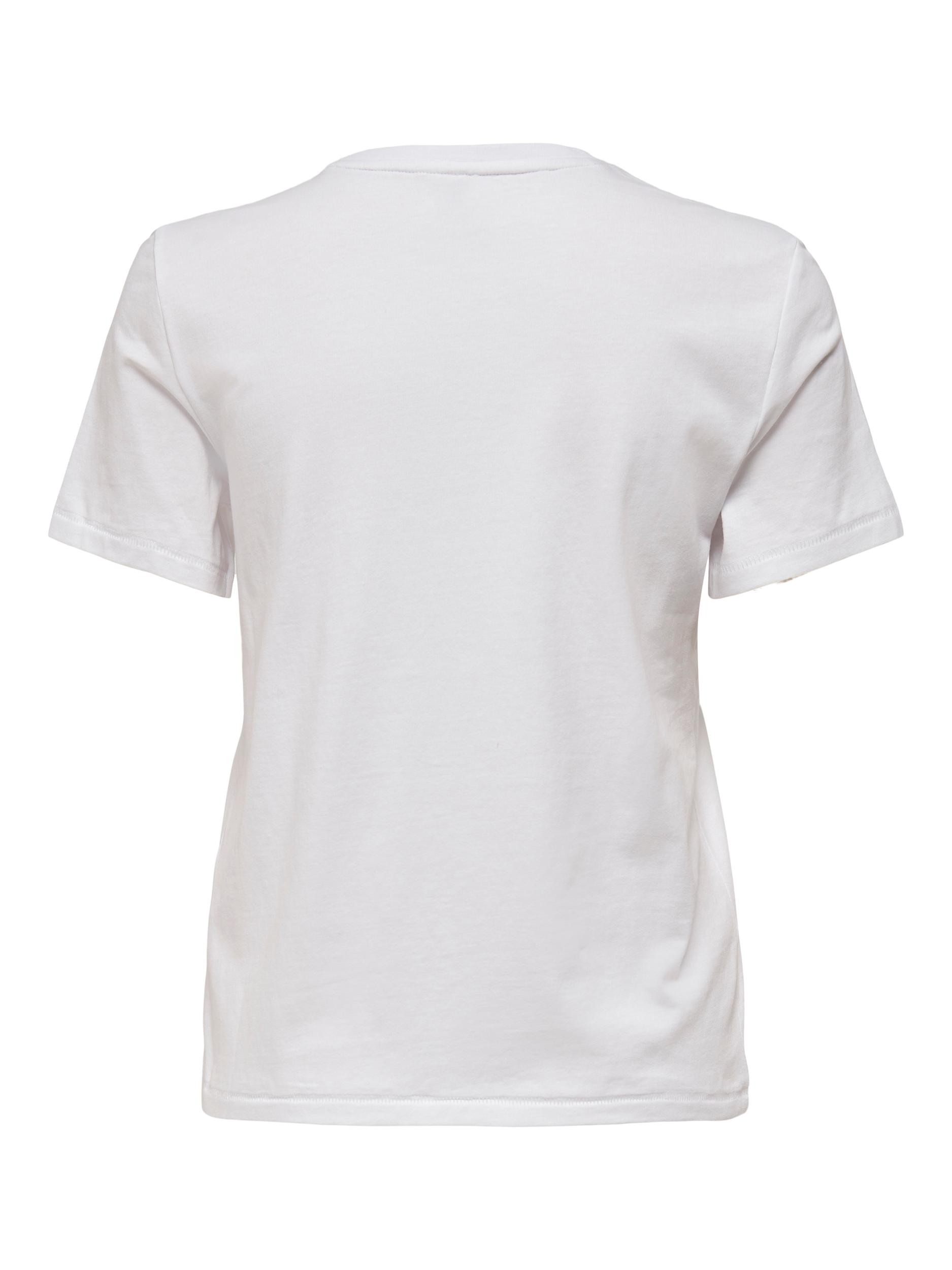 Odzież Plus size ONLY Koszulka Kita w kolorze Białym 