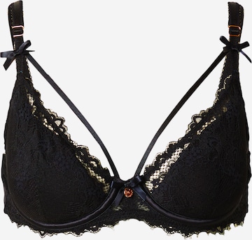 Boux Avenue Triangle Bra 'YONINA' in Black: front