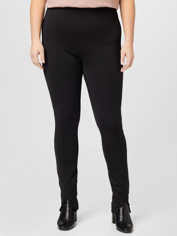 Calvin Klein Curve Skinny Leggings i svart: framsida