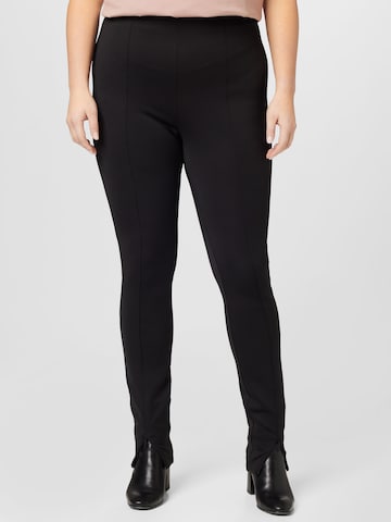 Skinny Leggings Calvin Klein Curve en noir : devant