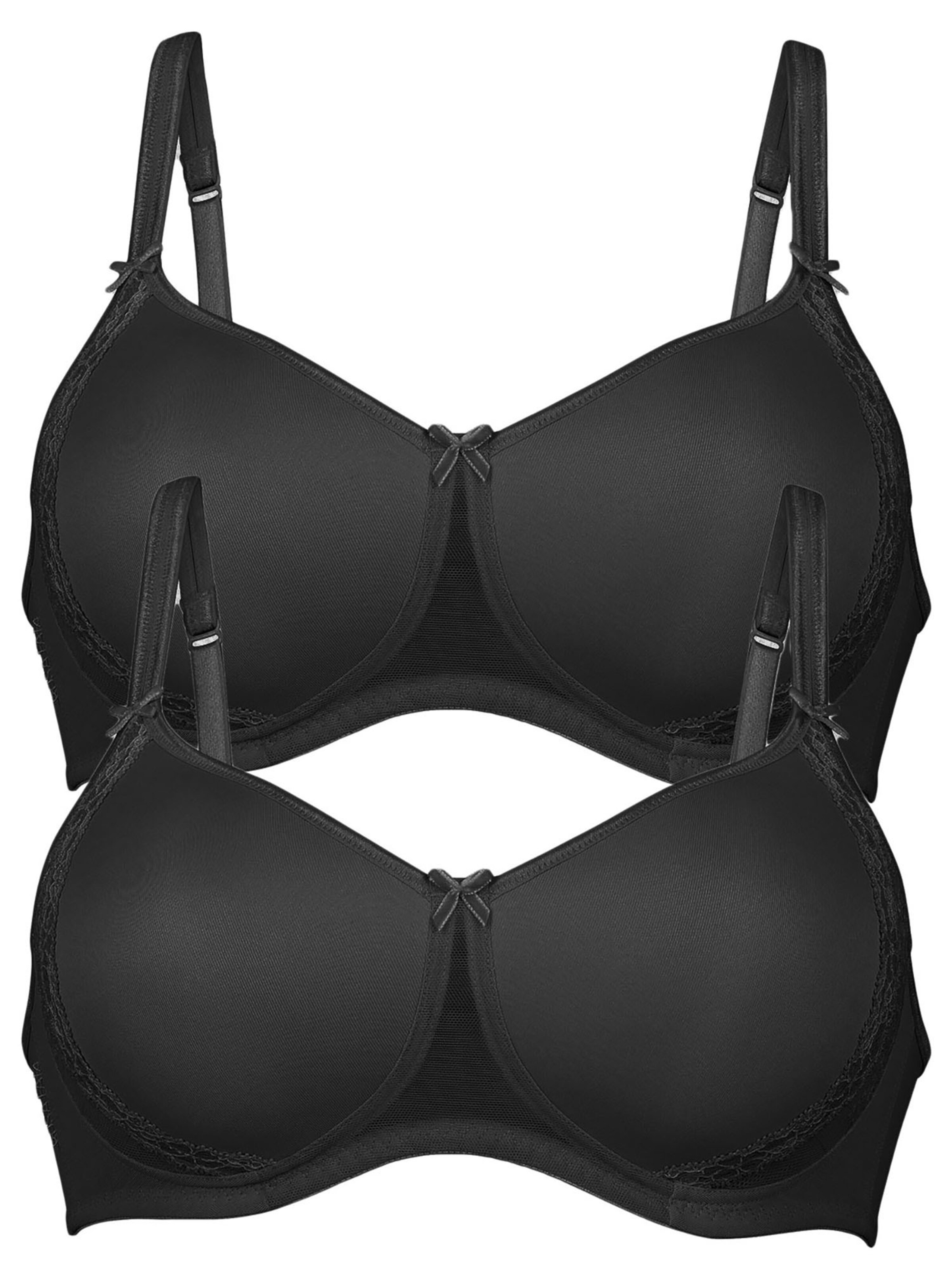 ANITA BH 'Lace Rose'‌‌‌‌‌‌‌‌‌ in Schwarz: Vorderseite