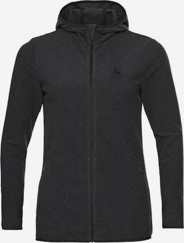 ODLO Athletic Fleece Jacket 'Roy' in Grey: front