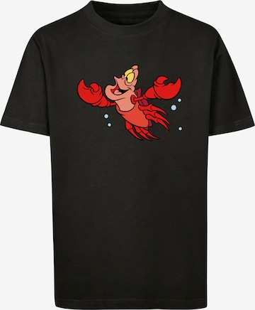 F4NT4STIC Shirt 'Disney Arielle die Meerjungfrau Sebastian Bubbles' in Black: front