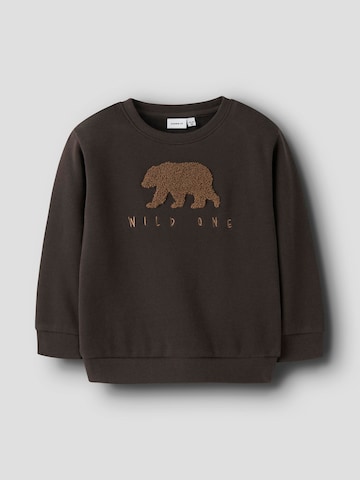NAME IT - Sudadera 'NMMObear' en marrón