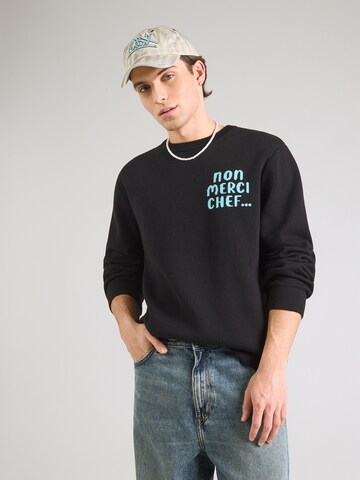 Iriedaily Свитер 'Non Merci Chef' в Черный