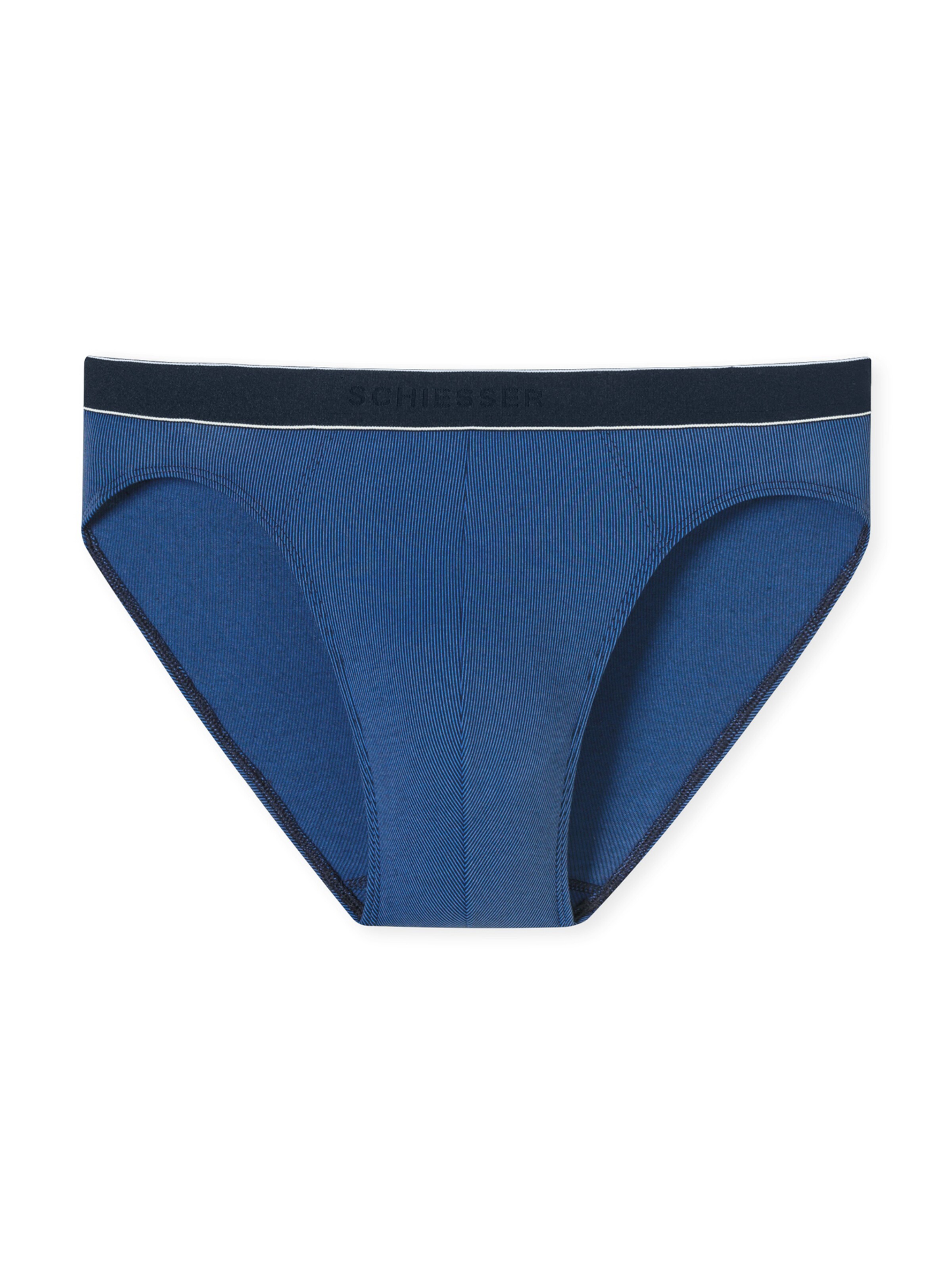 SCHIESSER Slip ' Rio - Duality Function ' in Blau: Vorderseite