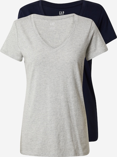 GAP T-Shirt in nachtblau / hellgrau, Produktansicht