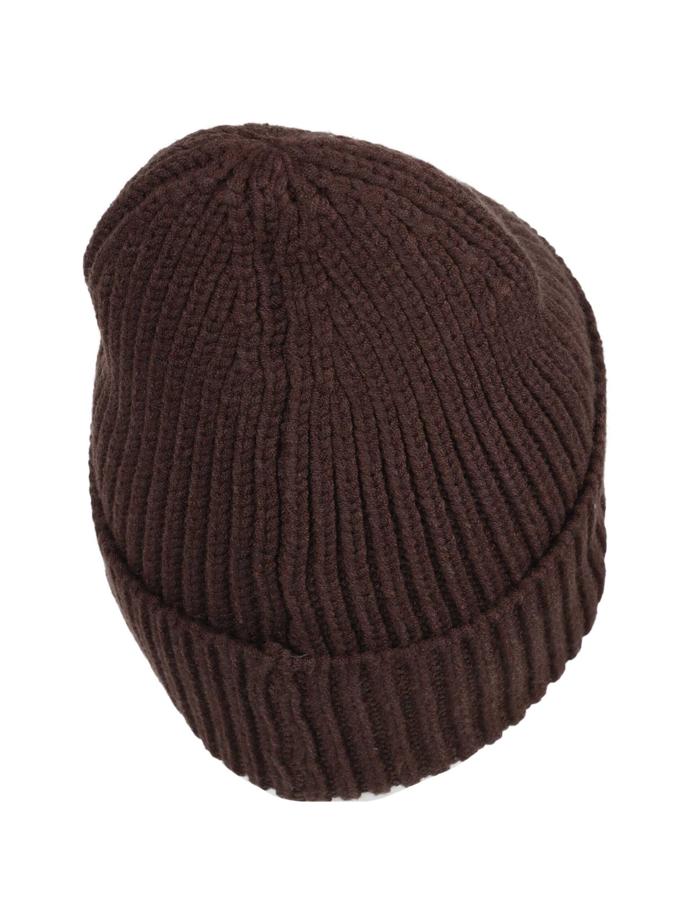 SAMAYA Mütze 'Love Is' in Braun