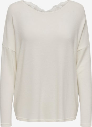 Pull-over 'KLEO' ONLY en blanc : devant