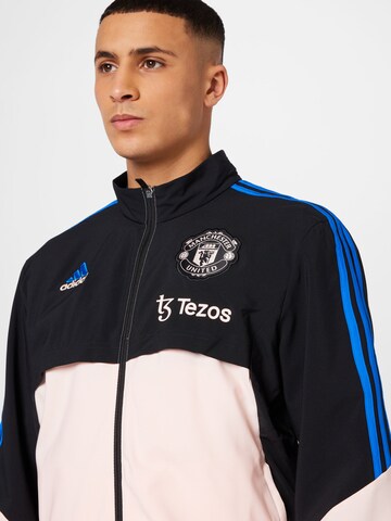ADIDAS SPORTSWEAR Športna jakna 'Manchester United Condivo 22 Presentation' | črna barva