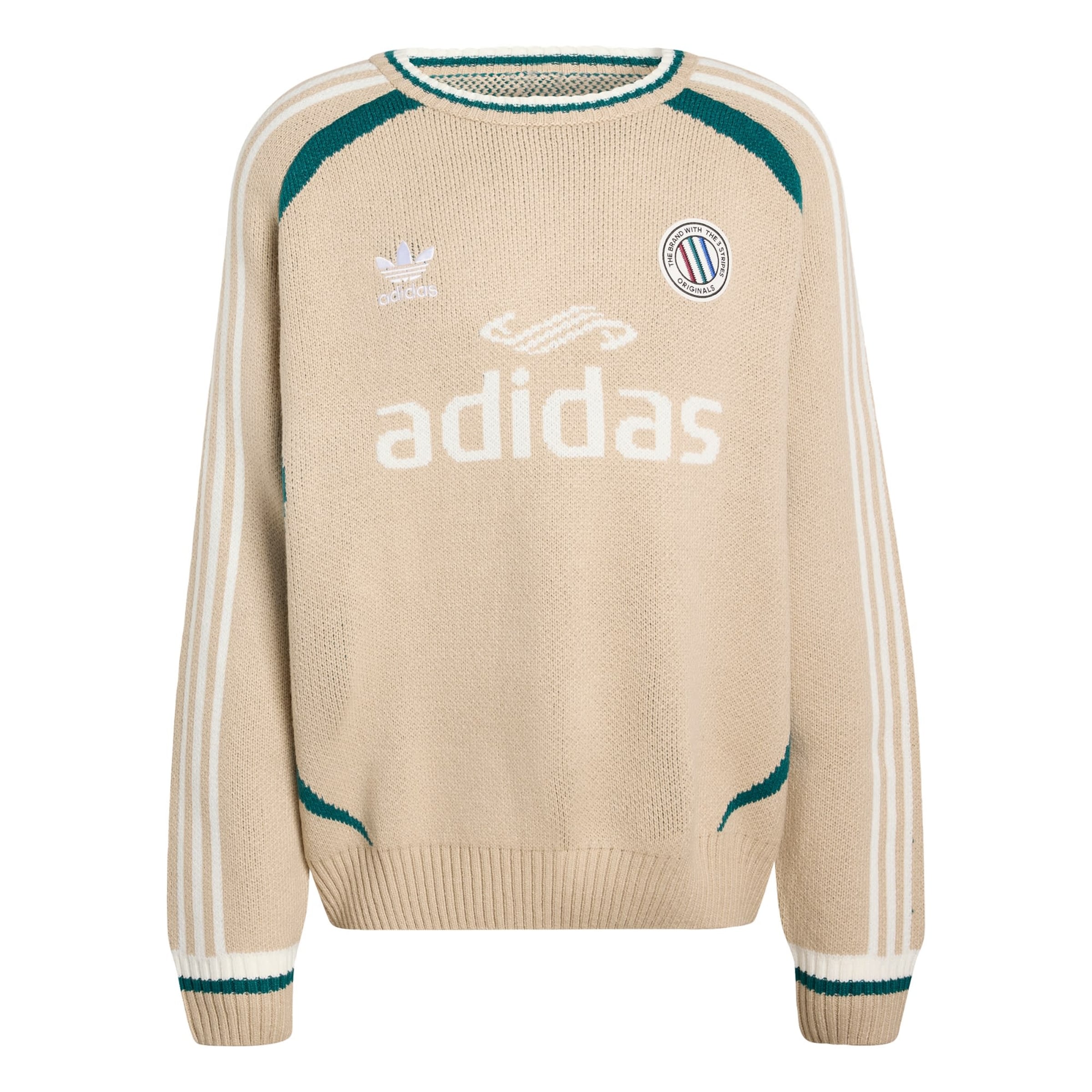 Pullover 'Adicolor Blokecore' di ADIDAS ORIGINALS in beige: frontale
