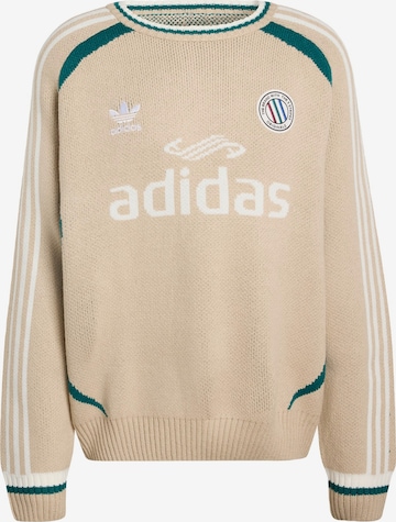 Pull-over 'Adicolor Blokecore' ADIDAS ORIGINALS en beige : devant