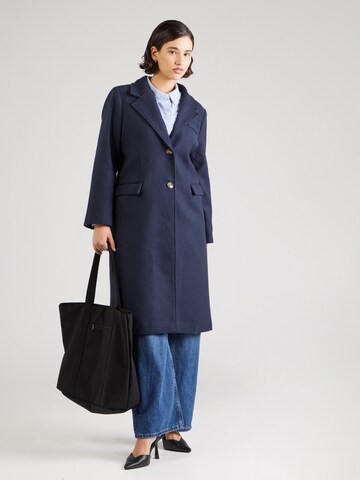 Cappotto di mezza stagione di Trendyol Curve in blu: frontale
