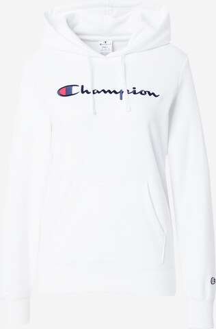 Champion Authentic Athletic Apparel Αθλητική μπλούζα φούτερ σε λευκό: μπροστά