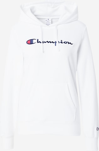 Felpa sportiva di Champion Authentic Athletic Apparel in bianco: frontale