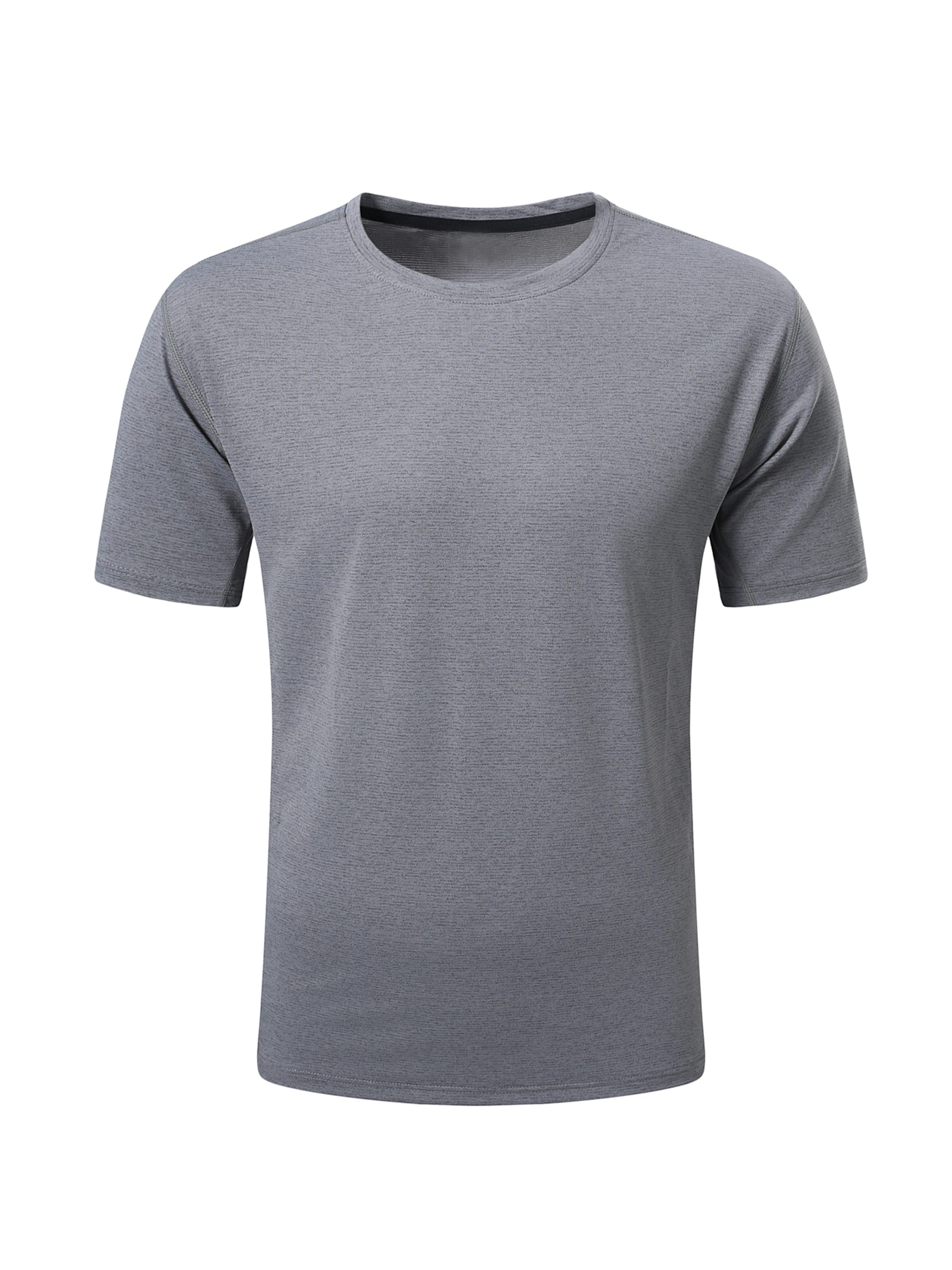 YOUTHUP Funktionsshirt 'Feuchttrans'‌‌‌ in Grau: Vorderseite